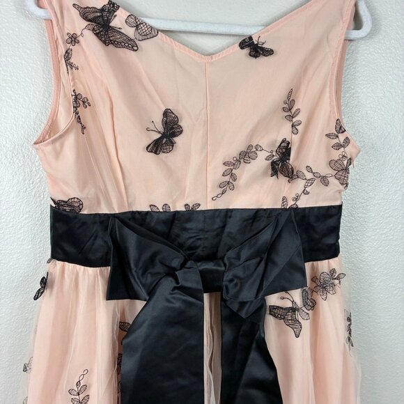 NEW Retro Stage 1950’s Lace Butterfly Swing Vintage Style Dress Sz XL Coquette - Picture 7 of 8